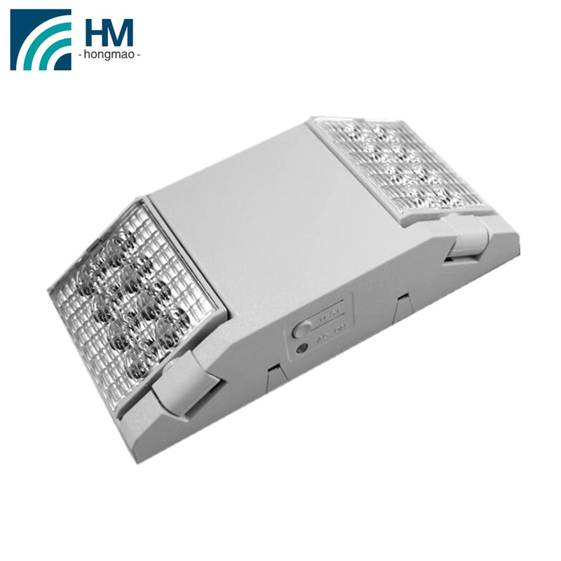 LED emergency battery lamp double head indoor emergency light 6 watt emergency luminaire