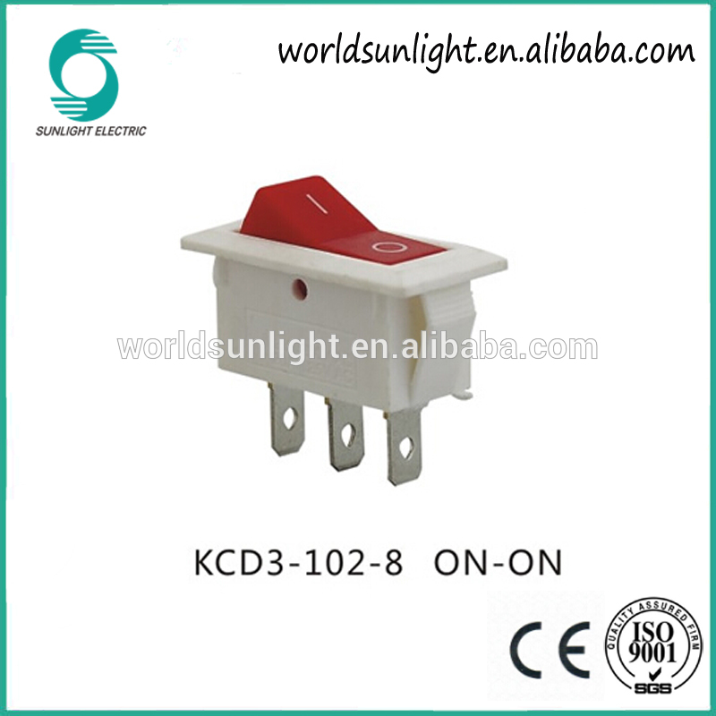 CQC KCD3-102N kcd3 16a 250v illuminate mini rocker switch