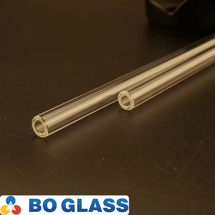 Food Grade Wine Clear Borosilicate Glass Straw