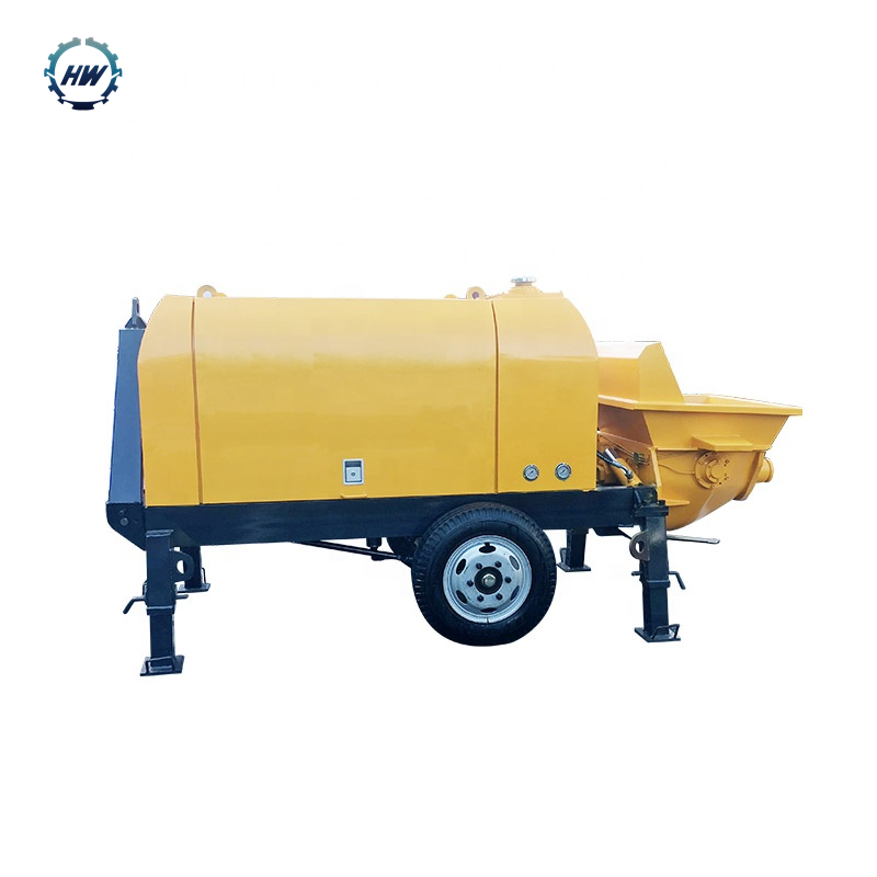 Trailer concrete pump factory sell with 3 years warranty