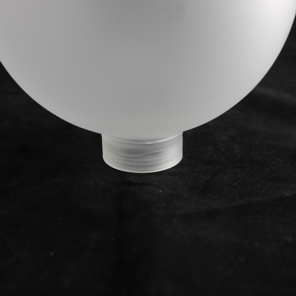 Hot sale frosted borosilicate glass LED light bulb cover with G9 screw