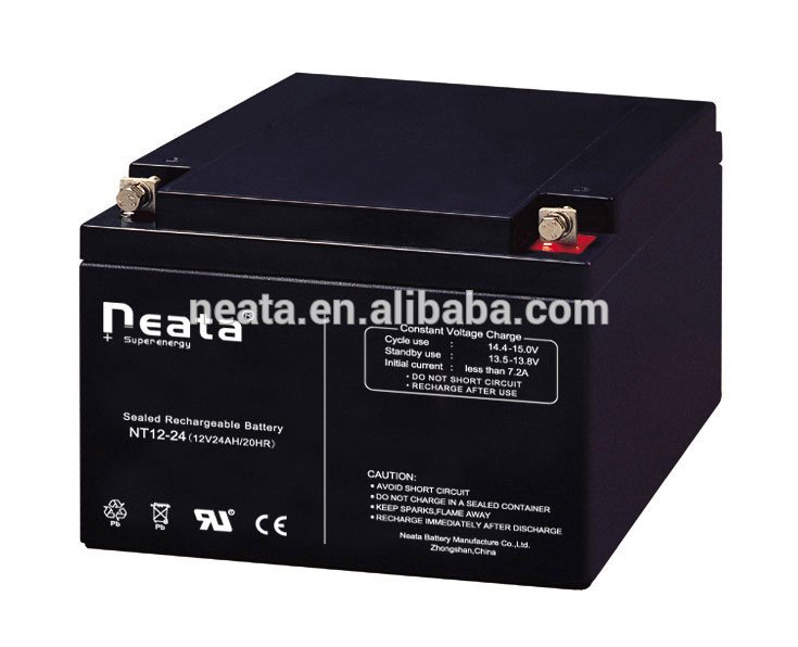 Neata lead acid 12v 24ah dry cell motorcycle battery prices