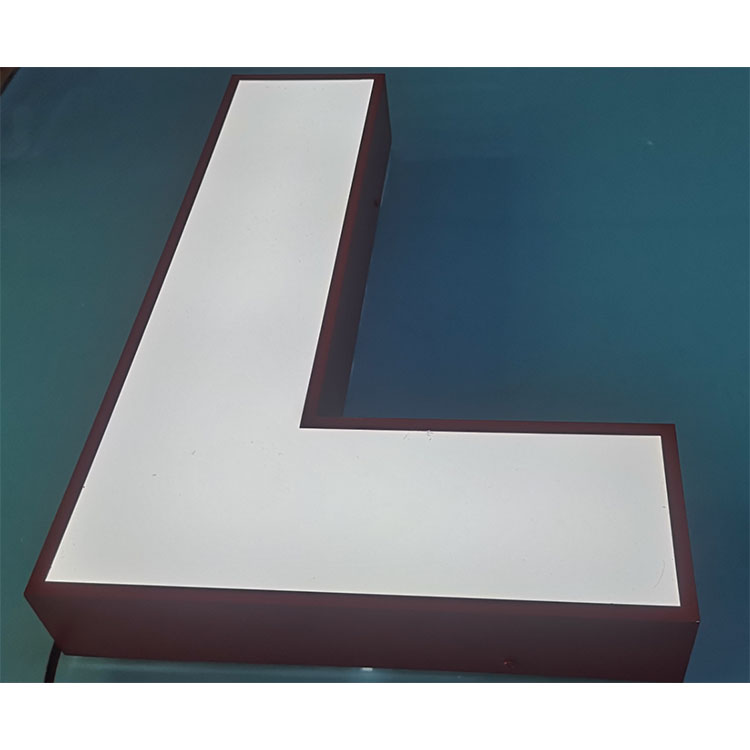 3D Luminous custom made led signs red fronlit frame  LED channel letter for indoor or outdoor 3d custom logo