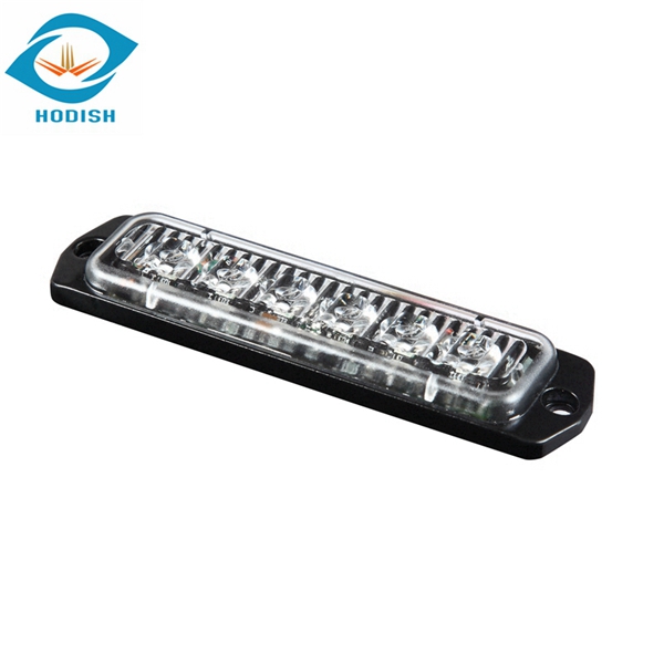 12V 24V 3W 6 LED Car strobe flash light