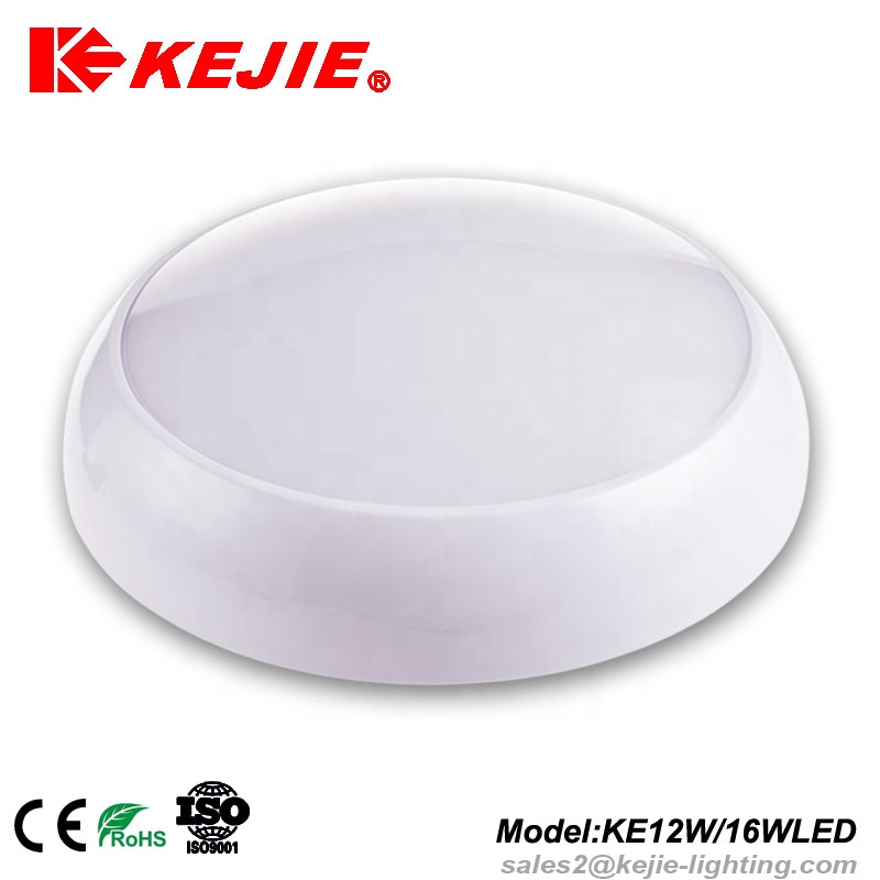 Kejie rechargeable LED emergency bulkhead light with battery backup 3 hours