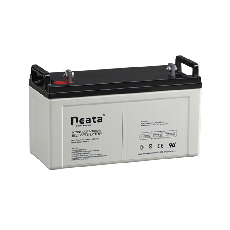 Maintenance-free 12v 120ah lead acid solar battery backup 5 years life customized capacity Guangdong supplier