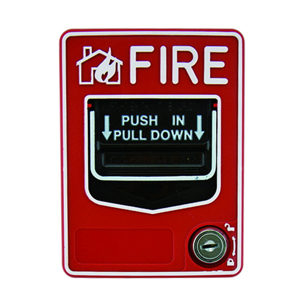 Conventional Fire Alarm System DC 24V Manual Call Point Pull Station