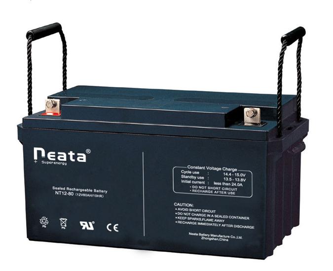 12v 80ah 20hr deep cycle battery manufactured by Neata Battery