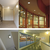 battery backup led emergency ceiling light 15w suraface mount led fitting with motion sensor