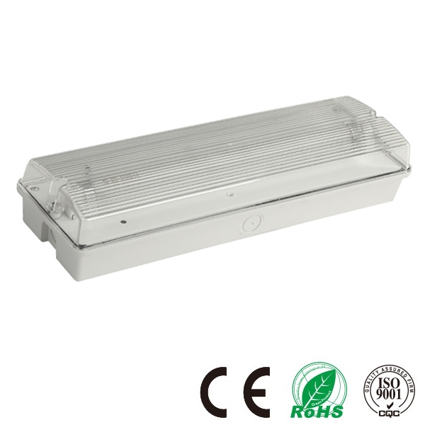 WaterProof 8W Fluorescent Emergency Light With Exit Symbol Lamp IP65