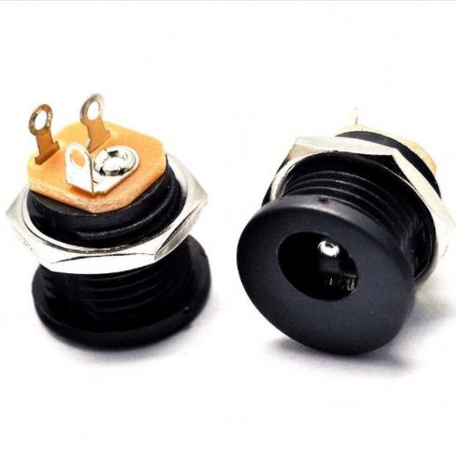 DC-022 DC Power Jack Socket dc connector Adapter interface DC022 5.5X2.1MM Supply Jack Socket Panel Mount plug
