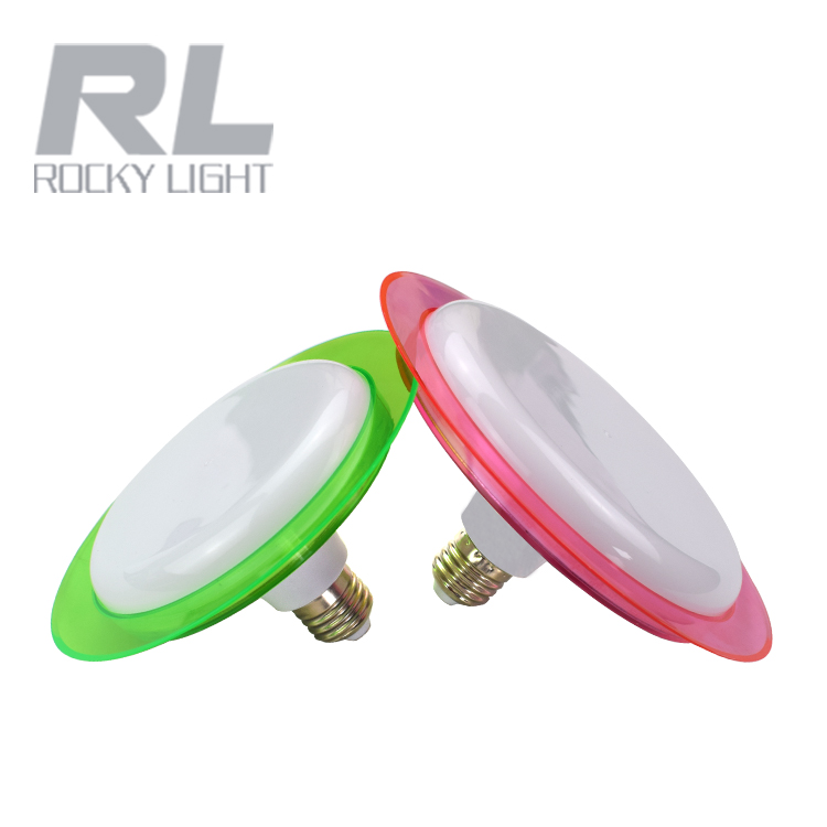 led bulb e27 ufo 20w decoration colorful led lights celling light