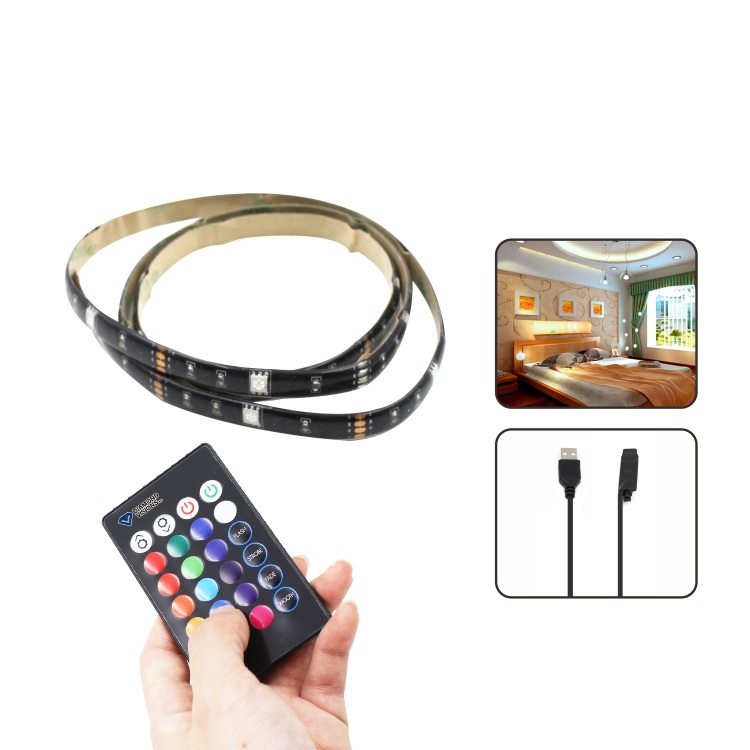 New Arrivals SMD 5050 RGB DC 5V USB Powered Led Strip Light with Controller