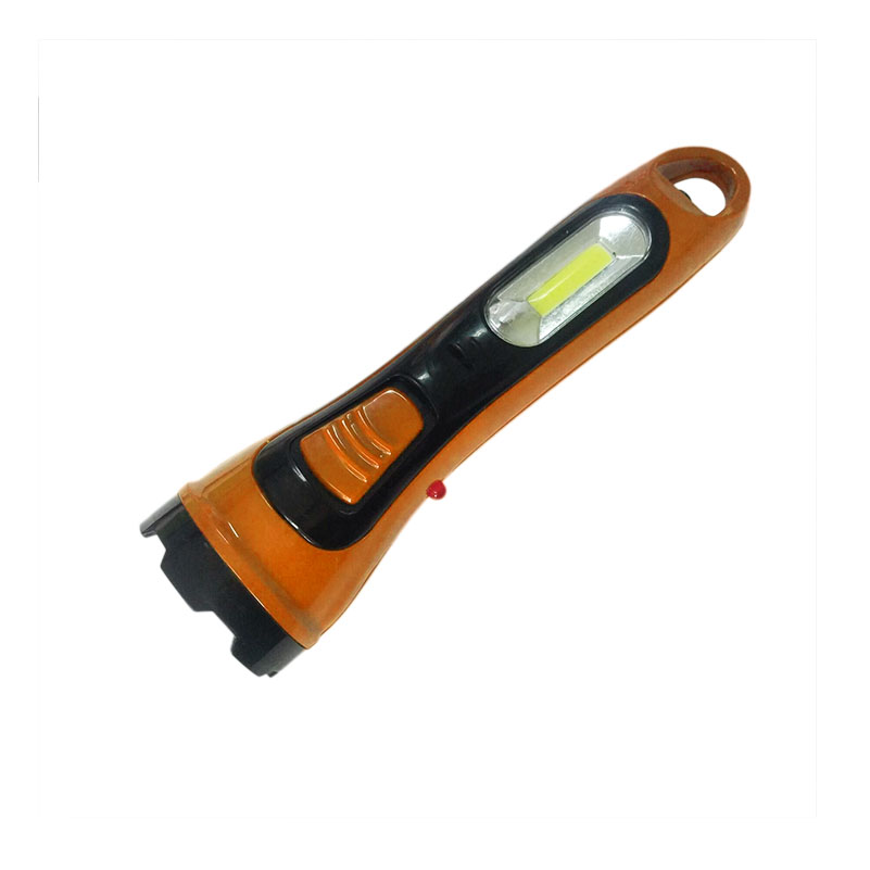 Factory OEM plastic rechargeable led  cob flashlight FOR hunting