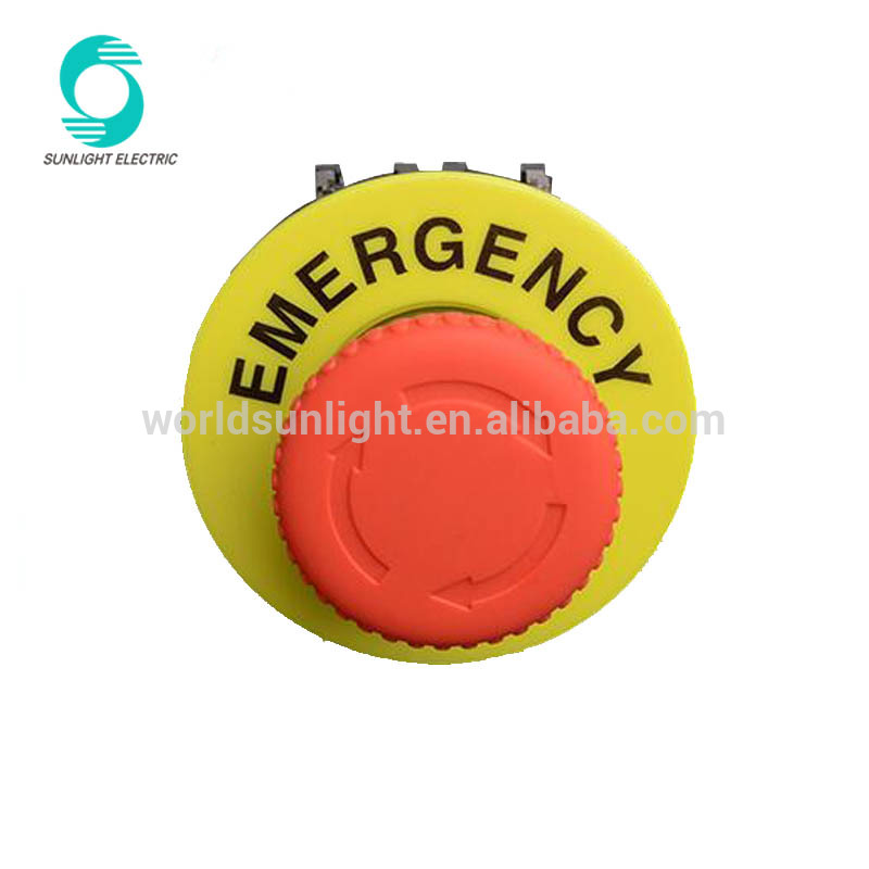 XB2-ER90 22mm Push Button Switch Panel Label Frame outer diameter 90mm Emergency Stop Switch Plastic Sign Warning Ring