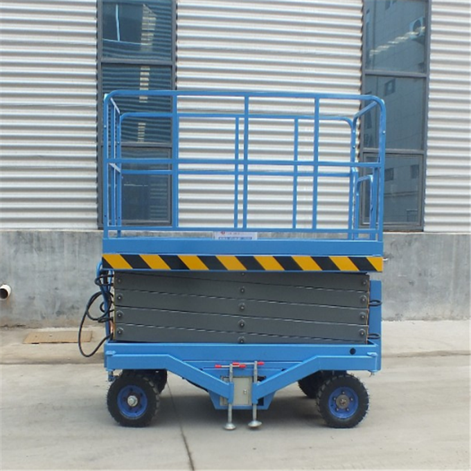 Self propelled 8-14m aerial working hydraulic Table Lift mini small lift platform/scissor platform lift