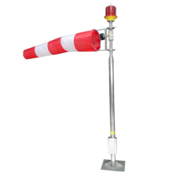 5meter 6meter 7meter 8meter 9m 10m 11m Folding windsock Airport Heliport LED Indicator Windcone