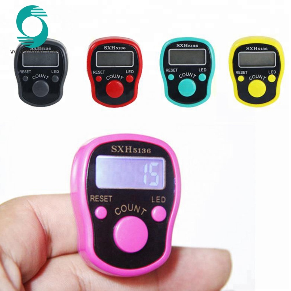 Wholesale Ring Hand Tally Counter Muslim LED Finger Lap Counter