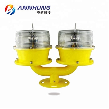 AH-LS/T Low-intensity L810 Double Solar Aviation Obstruction Light with photocell