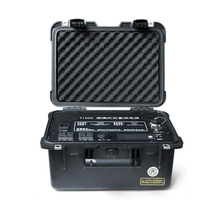 18650 lithium ion battery suitcase portable 1000w solar generator for sale