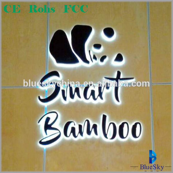 Advertising Sign Maker supply 3d backlit acrylic logo sign