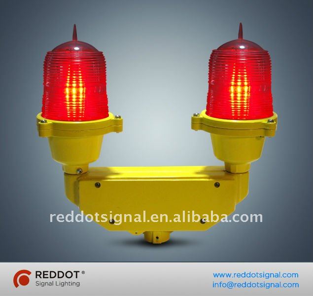 Aeronautical obstruction light LED double/ BEACON LED L810 DOUBLE OBSTRUCTION/LED obstacle beacon signal double