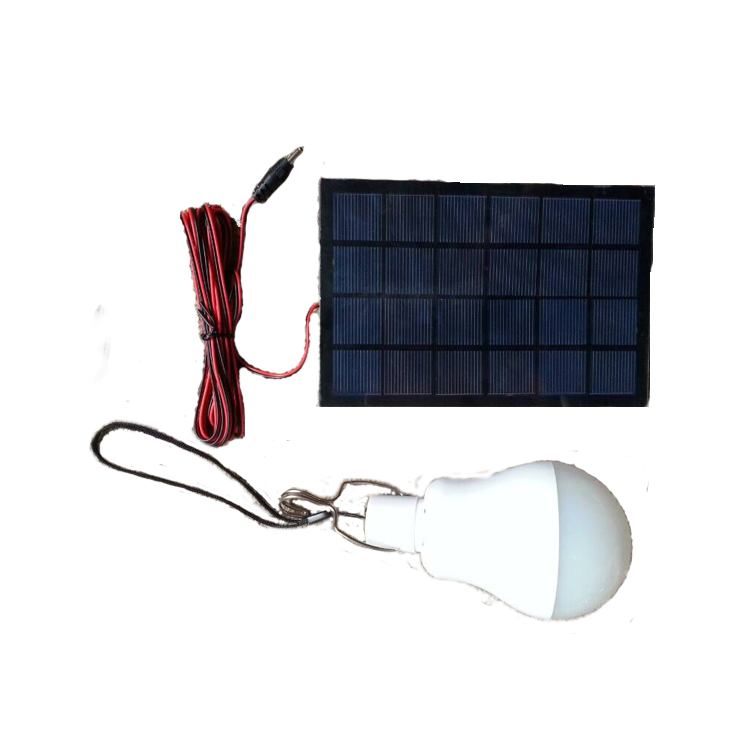 Portable Lighting Solar Panel Charged Bulb