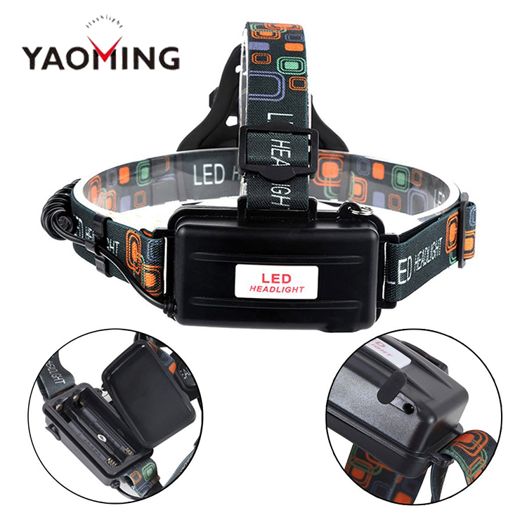 Outdoor High Brightness 3 LED Head Light Camping Mining Hunting Rechargeable Focus 6000 Lumen LED Headlamp