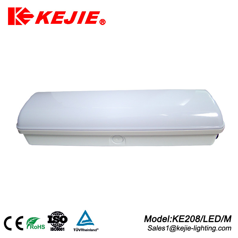 8W super brightness Recessed mounted emergency light self-testing led emergency lamp