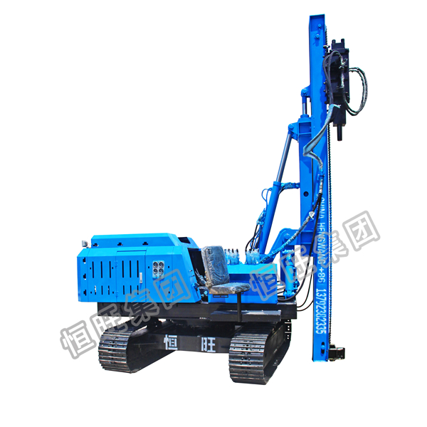 Diesel engine hydraulic impact hammer pile driver
