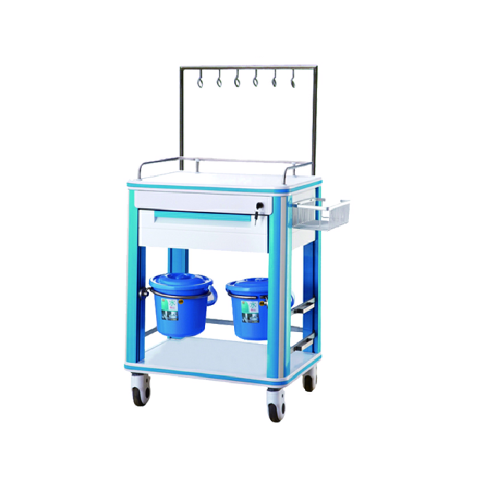 ADEF MTT-1 Hospital Infusion Equipment Trolley, Emergency Crash Cart