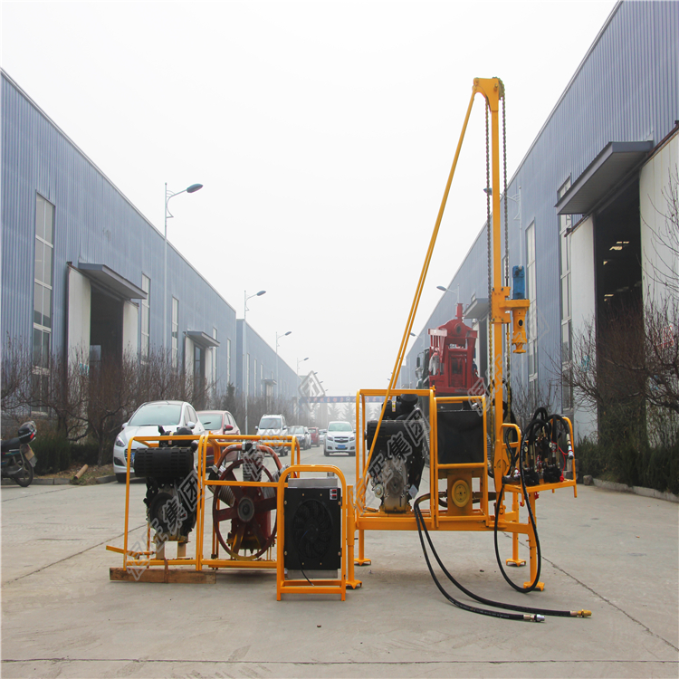 light weight mountain drill rig portable pneumatic Terrain drilling rig machine