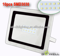 10w 3030 SMD Epistar IP65 outdoor Stalinite LED flood lights 800lm