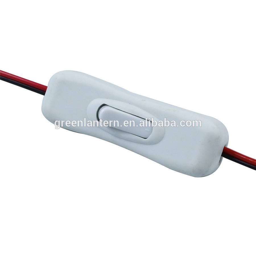 8mm 2pin DC 12v led strip light connector wire cable with switch