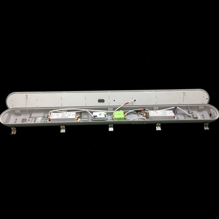 Quick fitting explosion-proof lamp twin 4 feet led rechargeable ip65 linear batten