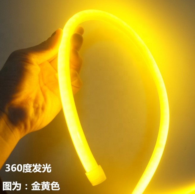 Bendable 220V Led Strip Anti-Ultraviolet 360 Degree LED Flex Neon lighting