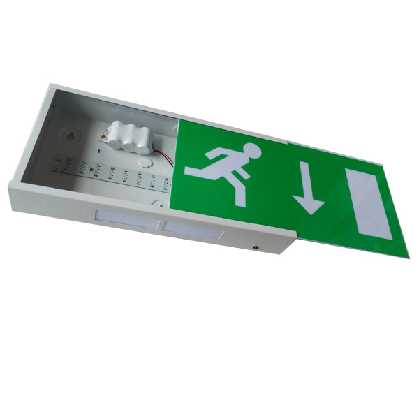 Luminous Emergency LED Exit Sign, SMD Iron Box Exit Routes (SL030AM)