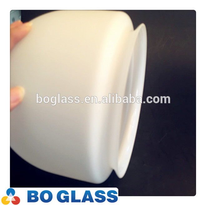 High quality opal white glass shade for ceiling fan from China