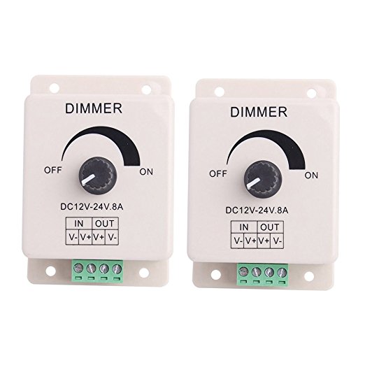 PWM Dimming Dimmer Controller Switch For LED Lights or Ribbon 3528 5050 strip 12V 8A Dimmer