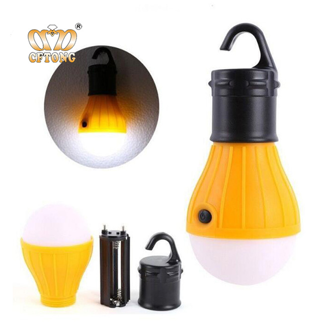 3A ABS colorful with hook outdoor 3 LED small lantern