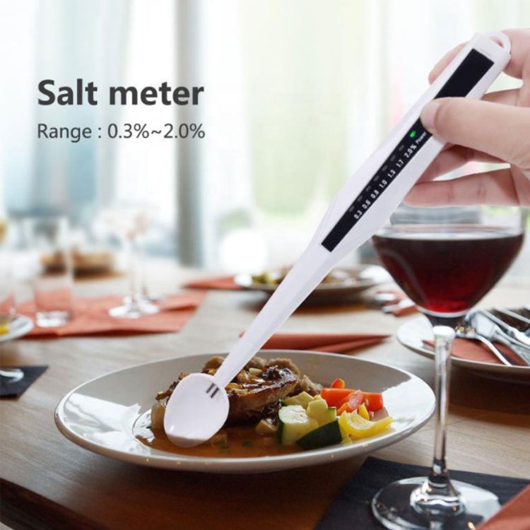 Electronic LED Food Salinity Detector Salt Content Measuring Pen Tester Meter Waterproof Soil Salinity Control Meter Health