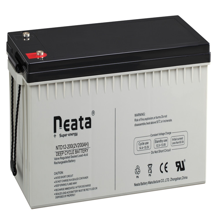 Neata 12v 200AH Sealed free gel battery