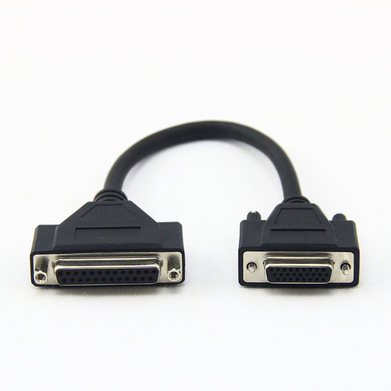 Hot Sale D-sub 25pin Female Cable 25Pins D-sub Female DB 26Pin Cable