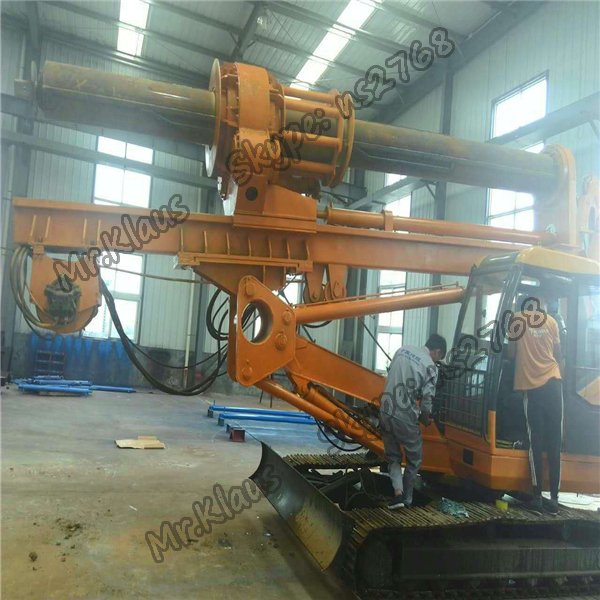 30m Drilling Depth Crawler-Type Rotary Pile Driver/Portable Post Hole Digger Auger Drill For Sale