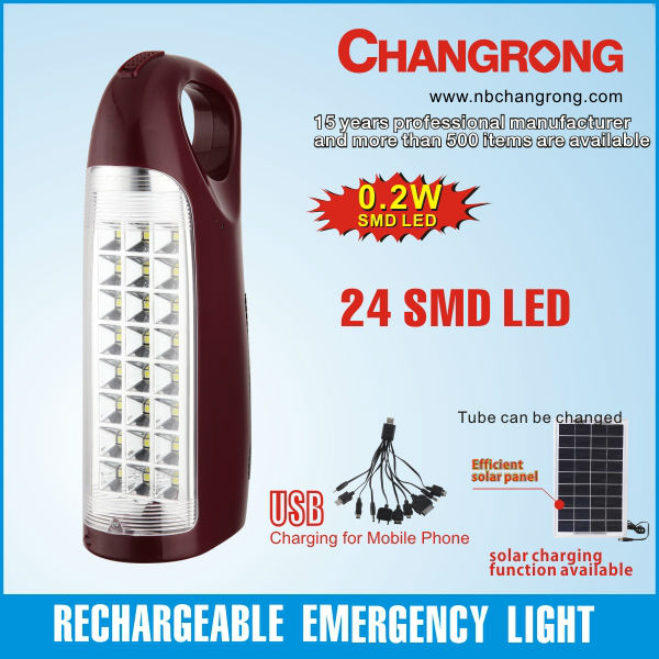 rechargeable led emergency lamp morden power bank light USB charging