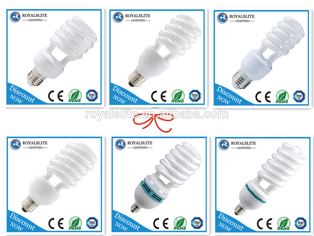 Half Spiral LED Energy Saving Light Bulb CFL Principle 7w/9w/11w/13w/15w