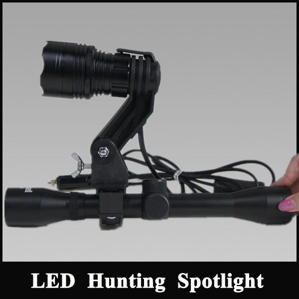 rechargeable CreeT6 10W LED hunting spotlight gun scope mounted hunting Portable Explosion proof Searchlight