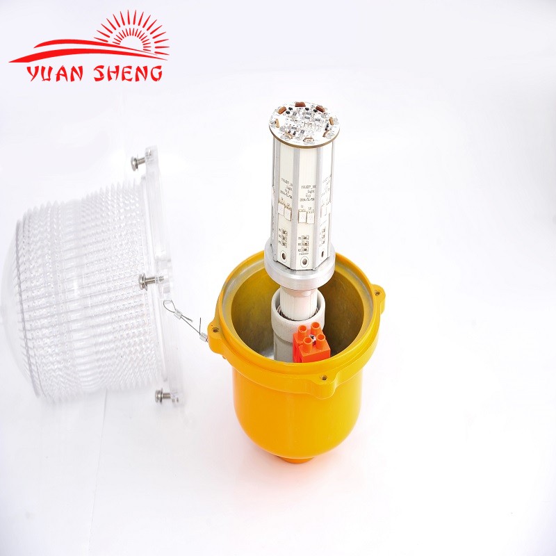 Steady burning red single aviation obstruction light/low intensity LED Warning Light for Tower