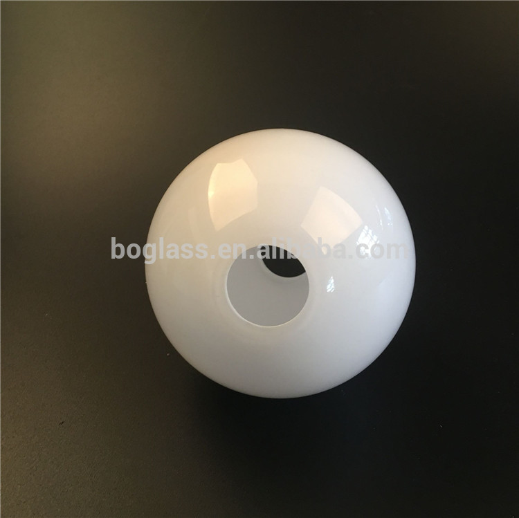 OPAL WHITE ROUND GLASS LAMP SHADE/OPAL SHINY GLASS BALL LAMP SHADE