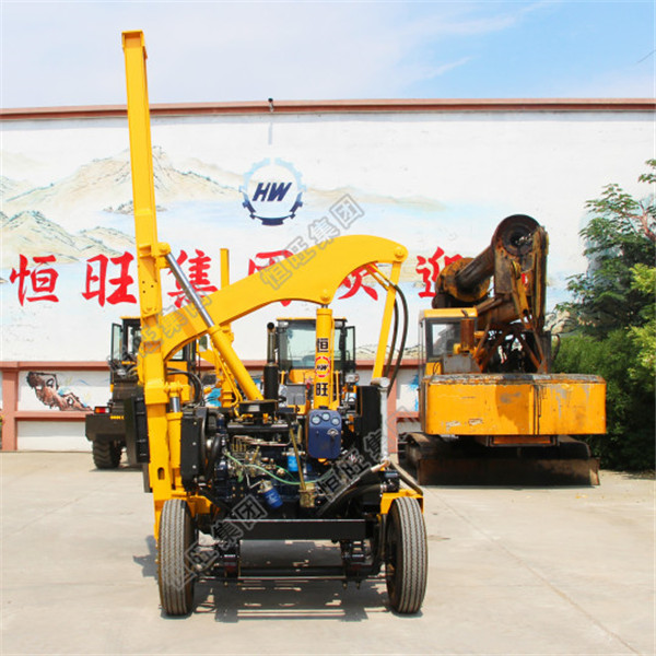 Guardrail installation equipment loader pile driver bore piling price